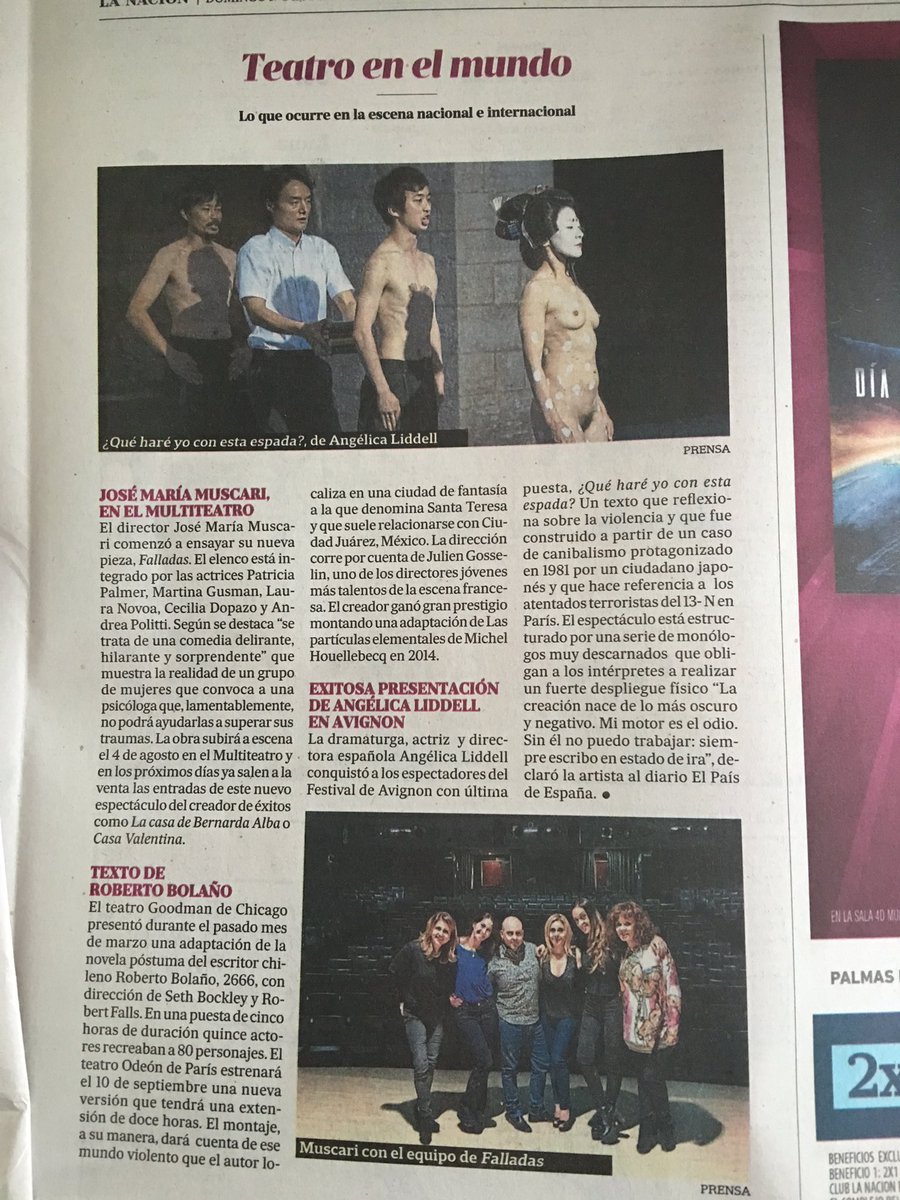 WePrensa's tweet photo. Hoy en @espectaculosLN @muscarijoseok y sus "Falladas" ensayan a full para su estreno en agosto en el @multiteatro https://t.co/8BtbPf42RU