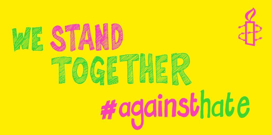 AIPuertoRico's tweet photo. Los crímenes de odio, el racismo o la xenofobia no los aceptaremos! #againsthate #ContraOdio #DDHH! https://t.co/wY1U6NbvlA