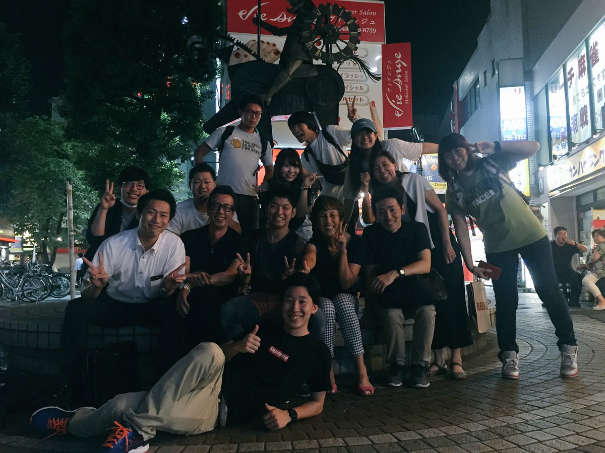 bomtaan's tweet photo. AP送別会！！！0次会から2次会までほんとに楽しかったヾ(＠⌒ー⌒＠)ノ
ずーしみ、斎木さんお疲れ様でした😎
みなさんムービー、写真ください〜〜！ https://t.co/pOSTRY8Zfs