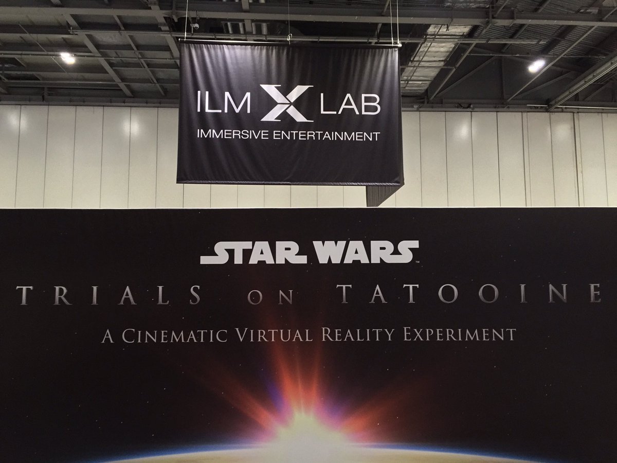 CafeFantasia's tweet image. It would've been interesting to try @ILMxLAB's Trials on Tatooine. But, VR's awkward with glasses. #SWCE #SWCEPics