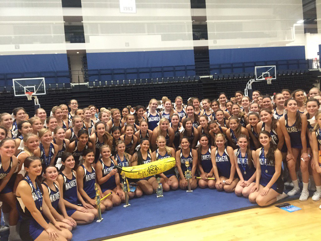 Proud day to be an Eagle!!! Couldn't have asked for a group of harder working girls! @CheerNaz  - Top Banana 🍌