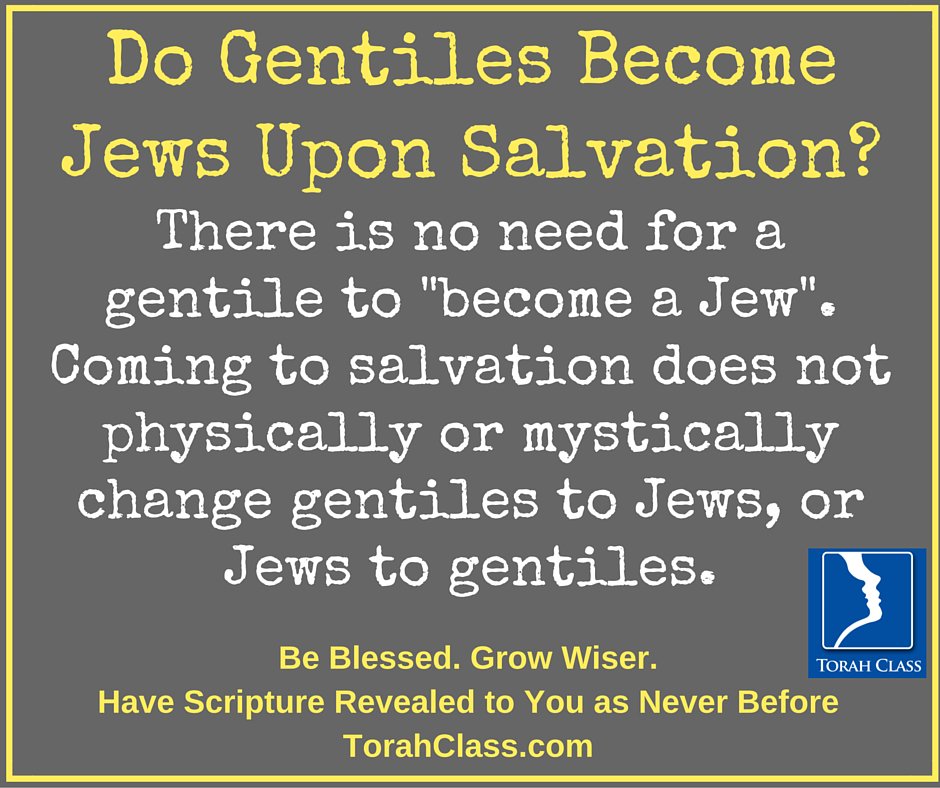 TorahClass's tweet image. Another question from our Frequently Asked Questions. Do we become Jews when saved?
@TorahClass #TorahClass