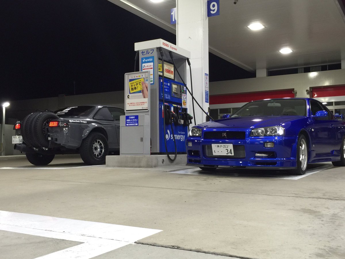 0205Ronix's tweet photo. 香川県うどんの旅出発💨
#RocketBuggy #GTR #R34 https://t.co/RJkdSD1DlO