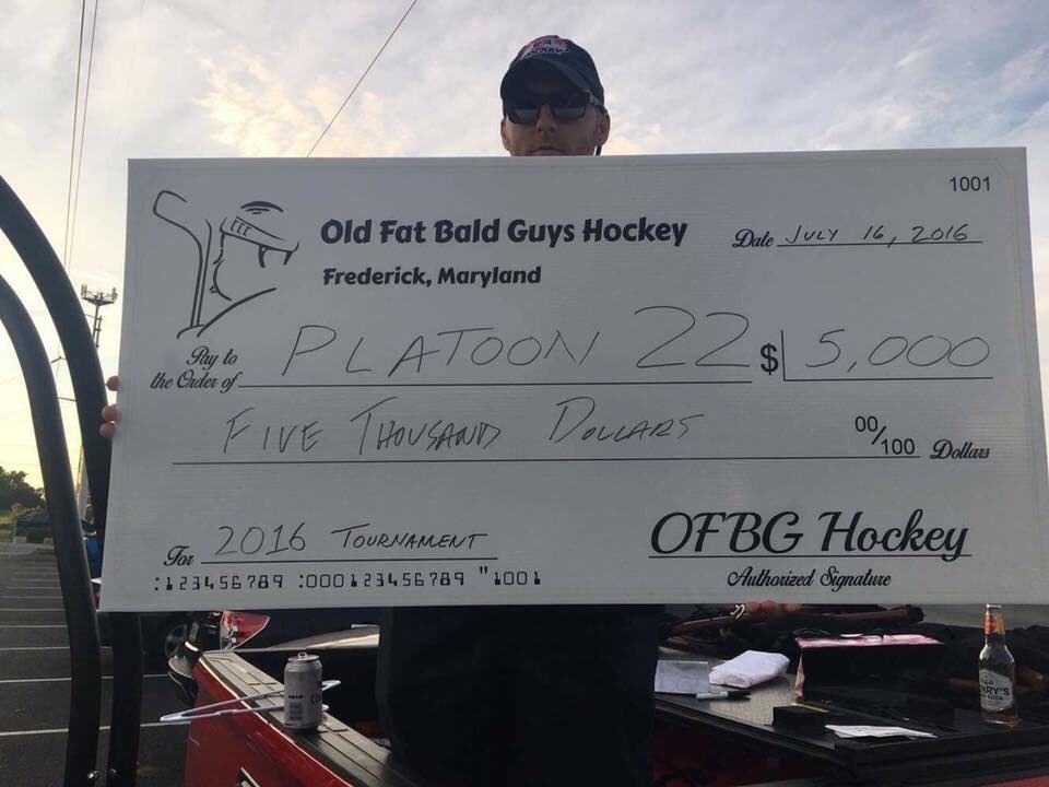 MichaelDBernard's tweet photo. Proud to be part of #OFBG hockey that raised $5K this weekend for @Platoon_22 #veterans https://t.co/WK2eqIq6XM