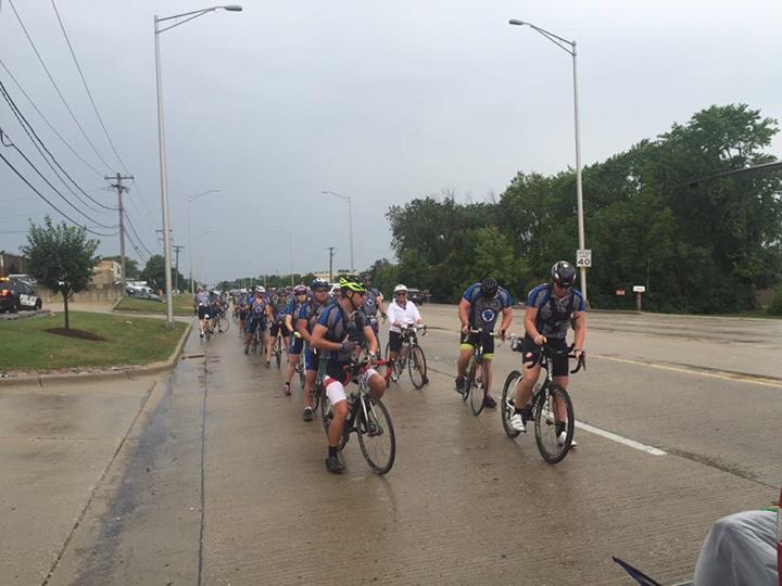 McHenrySheriff's tweet photo. #ILCOPS RIDE update 45 min. rain delay. Est. to leave Thortons gas 120/Darrell Rd @1:05 -arrive @2:10pm @MCSO https://t.co/WTa2wK4C7i