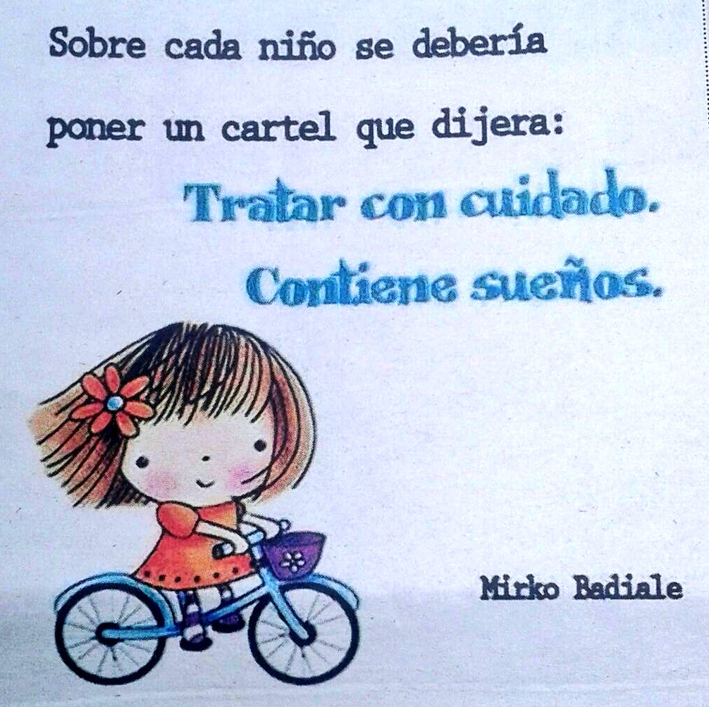 Felicitaciones a los niños y a cada adulto que hace de la vida de un niño un escenario de alegría.