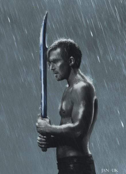 VaunWilmott's tweet photo. Gabriel.

Art by double threat @janicerusling 😉

#missingdominion https://t.co/2zvjFyGgZ5