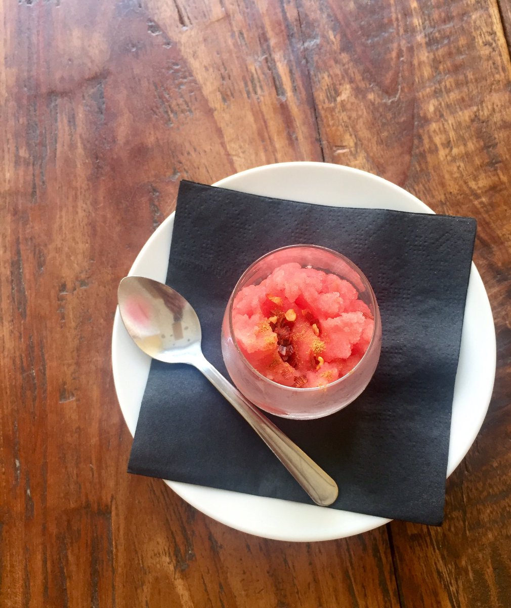 peasantbaker's tweet photo. Celebrate the heat, &amp; cool down w this Watermelon Peperoncino Sorbetto today @LeVirtuPhila Peperoncino Sagra 1-5pm https://t.co/Kz7skfCKt7