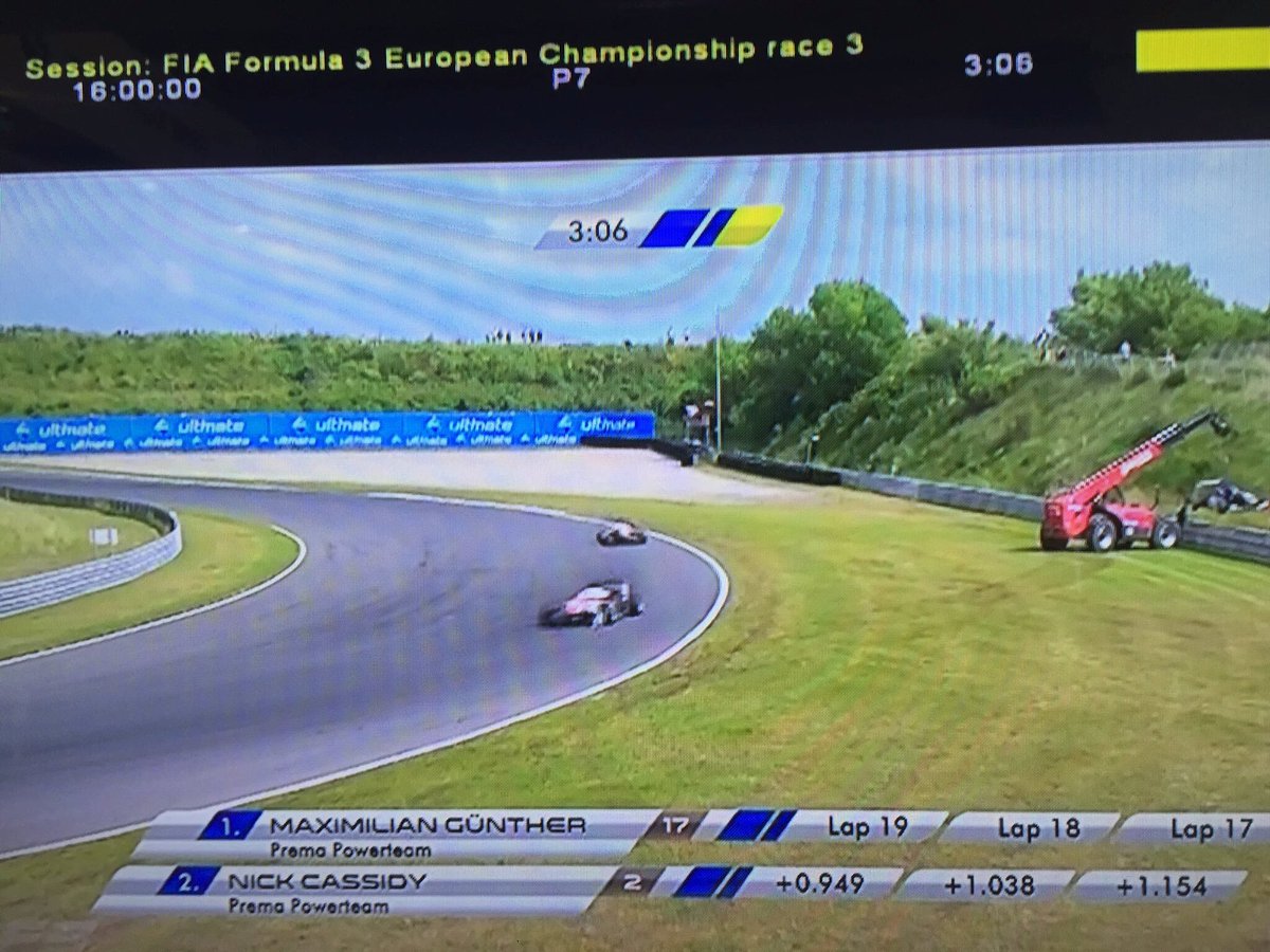 Precies een jaar geleden overleed Bianchi omdat hij tegen een kraan was aangereden. Dit was vandaag op Zandvoort..