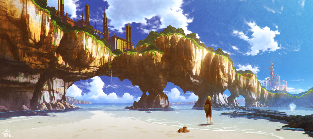 Twitter 上的 Mocha Mocha版画展 海に行けないので海の絵をはる 海の日 T Co 1iuxe9gapa Twitter