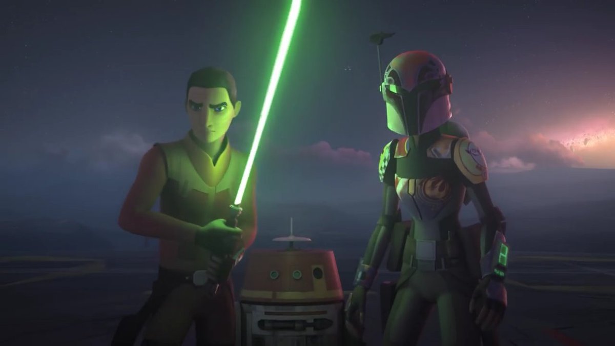 ezra bridger green lightsaber