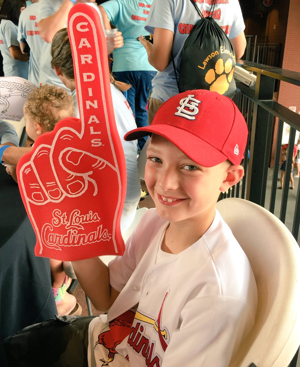 Tyler Harris ready for the #STLCards game!