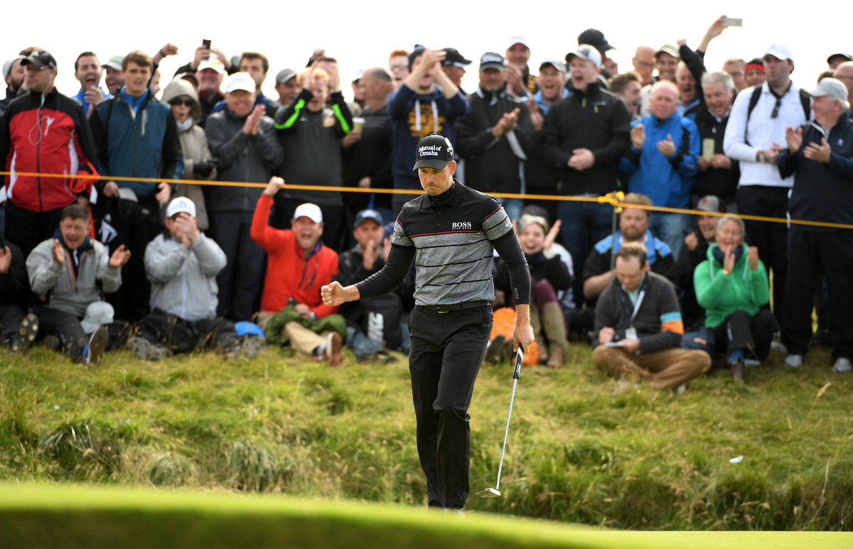 TheOpen's tweet photo. Är Henrik Stenson på väg att bli förste svensk att vinna ett större mästerskap på #TheOpen? https://t.co/F82KbmGNPz