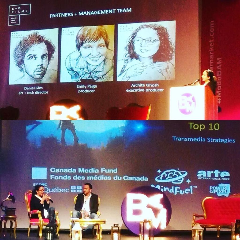 edfilmsworld's tweet photo. #Elemented "Top 10 Transmedia Strategies" @architaghosh presenting the company and project… https://t.co/XCqJ8qjbKZ https://t.co/PKLur64Cqu