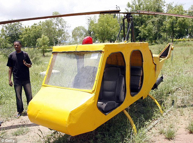 Kaduna Born Mubarak Abdullahi Builds "Helicopters" In His House (Photos) CnlQQYyWcAAageC
