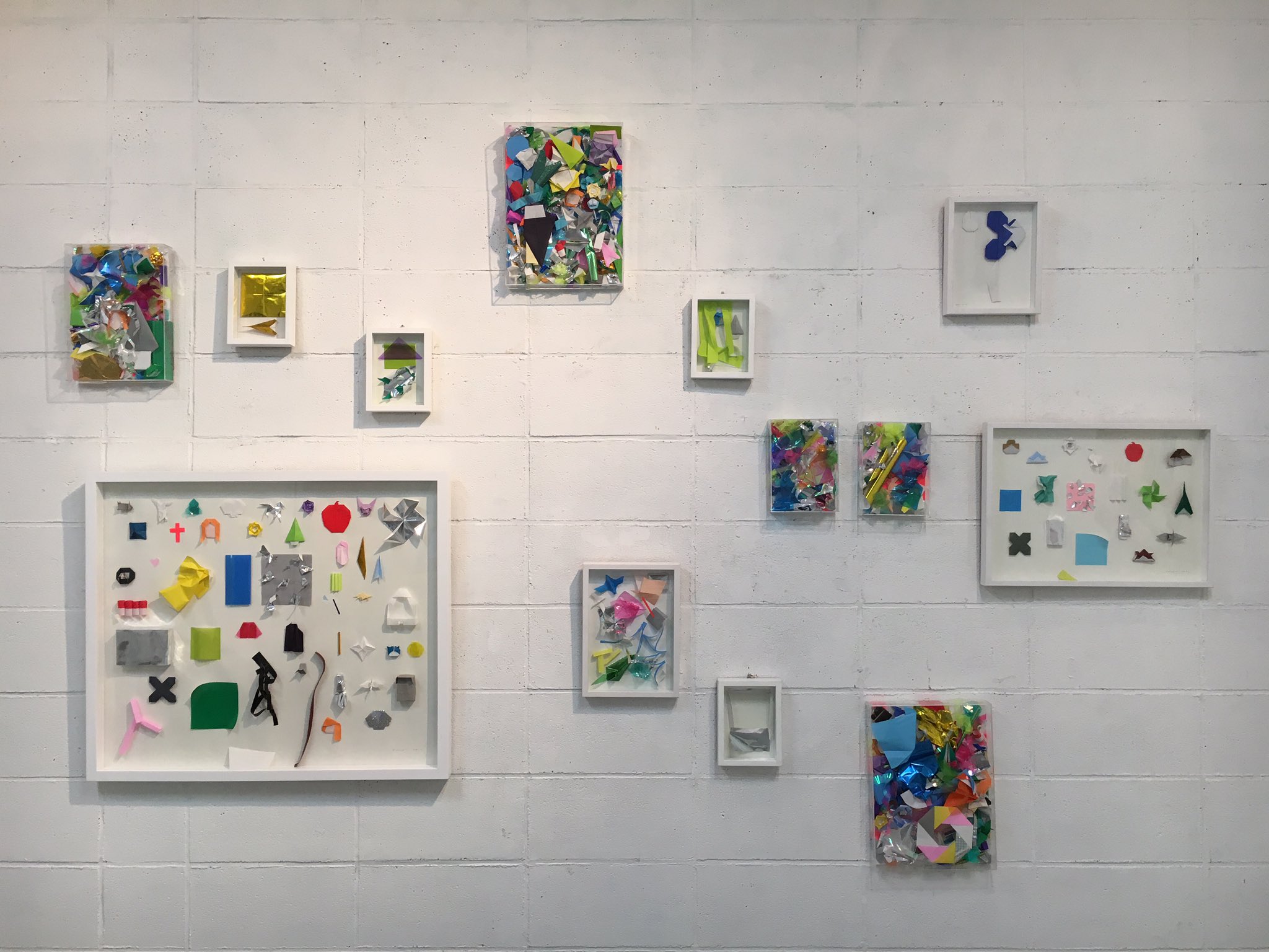 はむぞう 三杉レンジさんの Education展 ことばで描く絵画 を 浅草橋のアートラボトーキョーで見た 絵画指導や美術史をコンセプトとした作品 指導前と指導後の絵 美術史上の名作 ムーブメントをアイコン化した折り紙など 7 17で終了 T