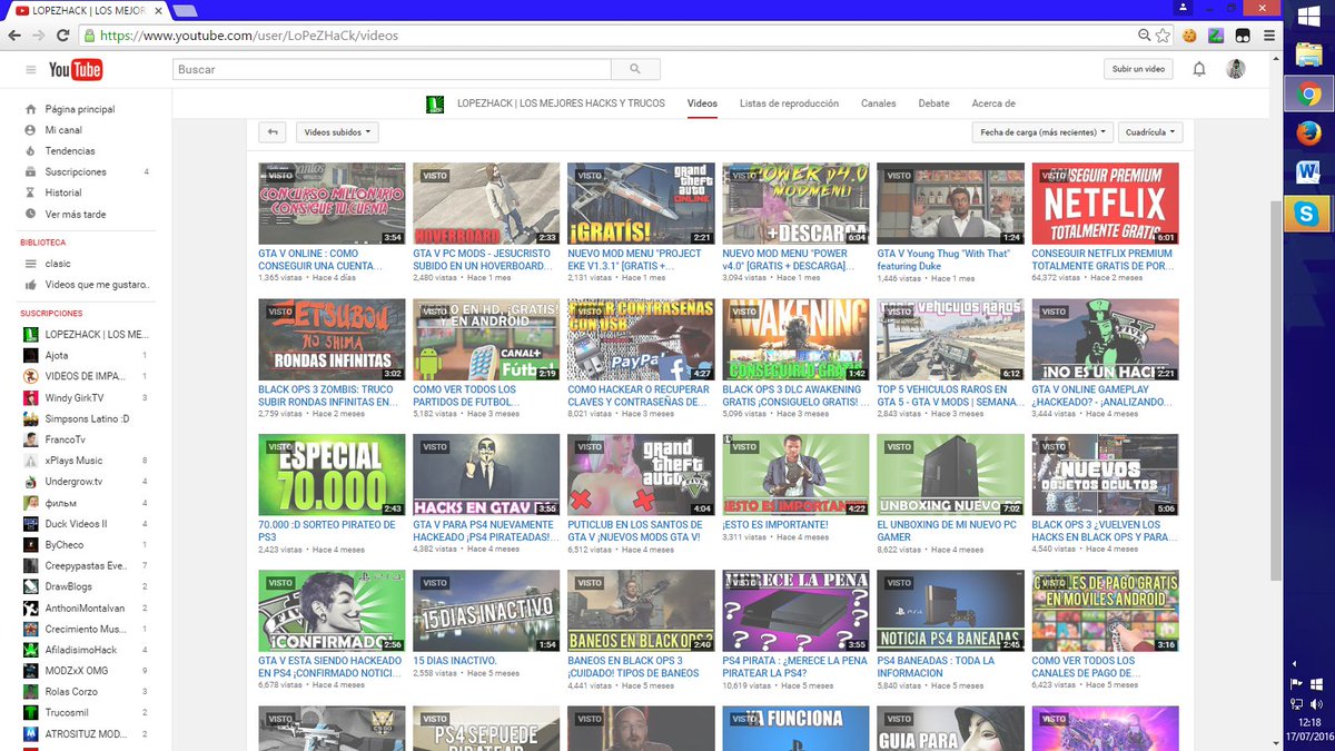 Nadie mas activo que yo en tu canal <a href="/lopezhack/">lopezhack Official ®</a> suerte crack sigue asi