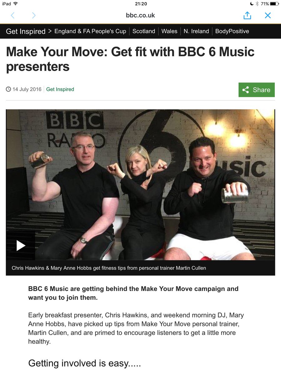 Listen in to the @ChrisHawkinsUK breakfast show tomorrow morning breakfast time toning challenge  #makeyourmove 💪💪