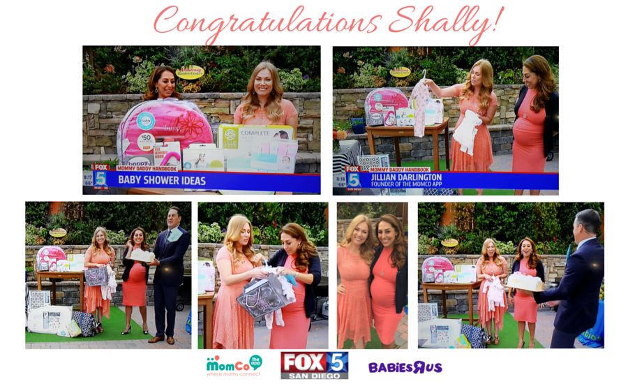 MomCoMoms's tweet photo. LOVED celebrating @shallyFOX5 &amp; discussing the best #BabyShower Gifts! See more: https://t.co/CDzHpF6i52 #pregnancy https://t.co/YjNHOs4McB