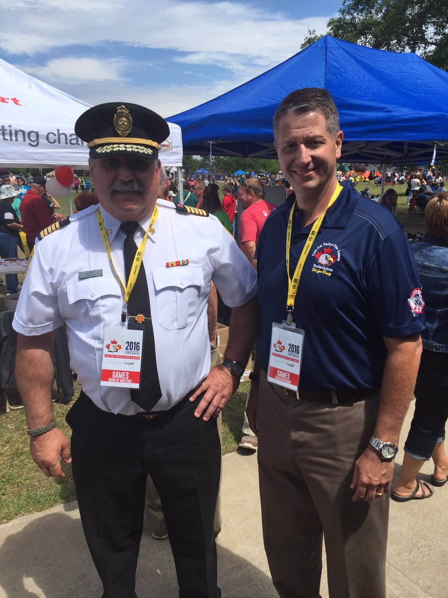 canampolicefire's tweet photo. @CanAmGames2016 #thunderbay Let the games begin. https://t.co/yJ25NZjdJz