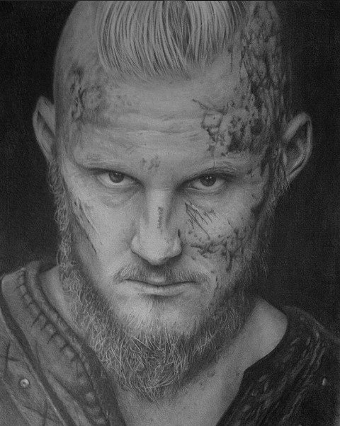LudwiggersofUSA's tweet photo. Took me a minute to realize this is a drawing. Absolutely amazing!! The fans have stepped up their games. #Vikings https://t.co/9ssqTOUgWa
