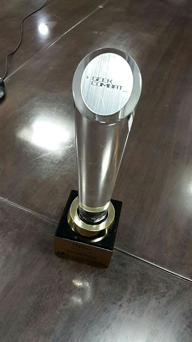 vatsalbajpai_'s tweet photo. Third in @GeekCombat Hackathon! Thanks @TOTHENEW for an awesome hackathon. #AndroidDev #geekcombat https://t.co/JQc8PYQvcB