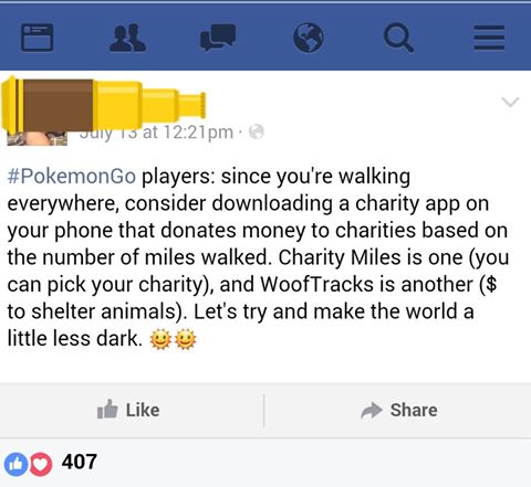RealRMDonaldson's tweet image. buff.ly/29Lm901 PLEASE DO! Help a lot of people. #pokemongo #extrafun #good