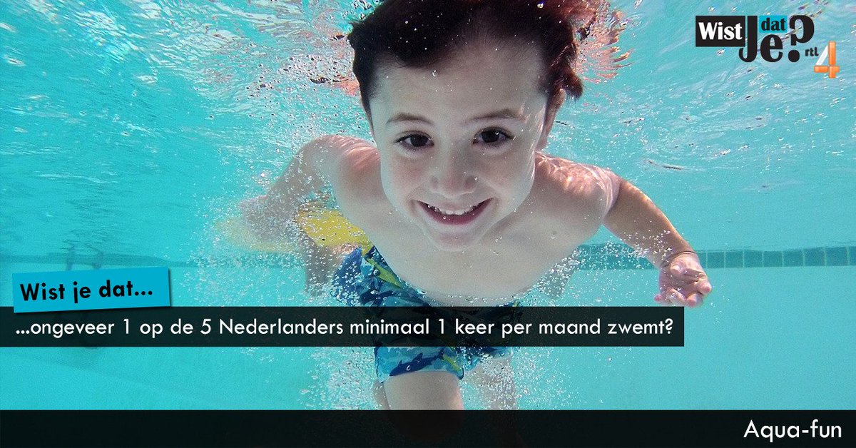Zwemmen is goed voor de gezondheid en niet blessuregevoelig #WJD #RTL4