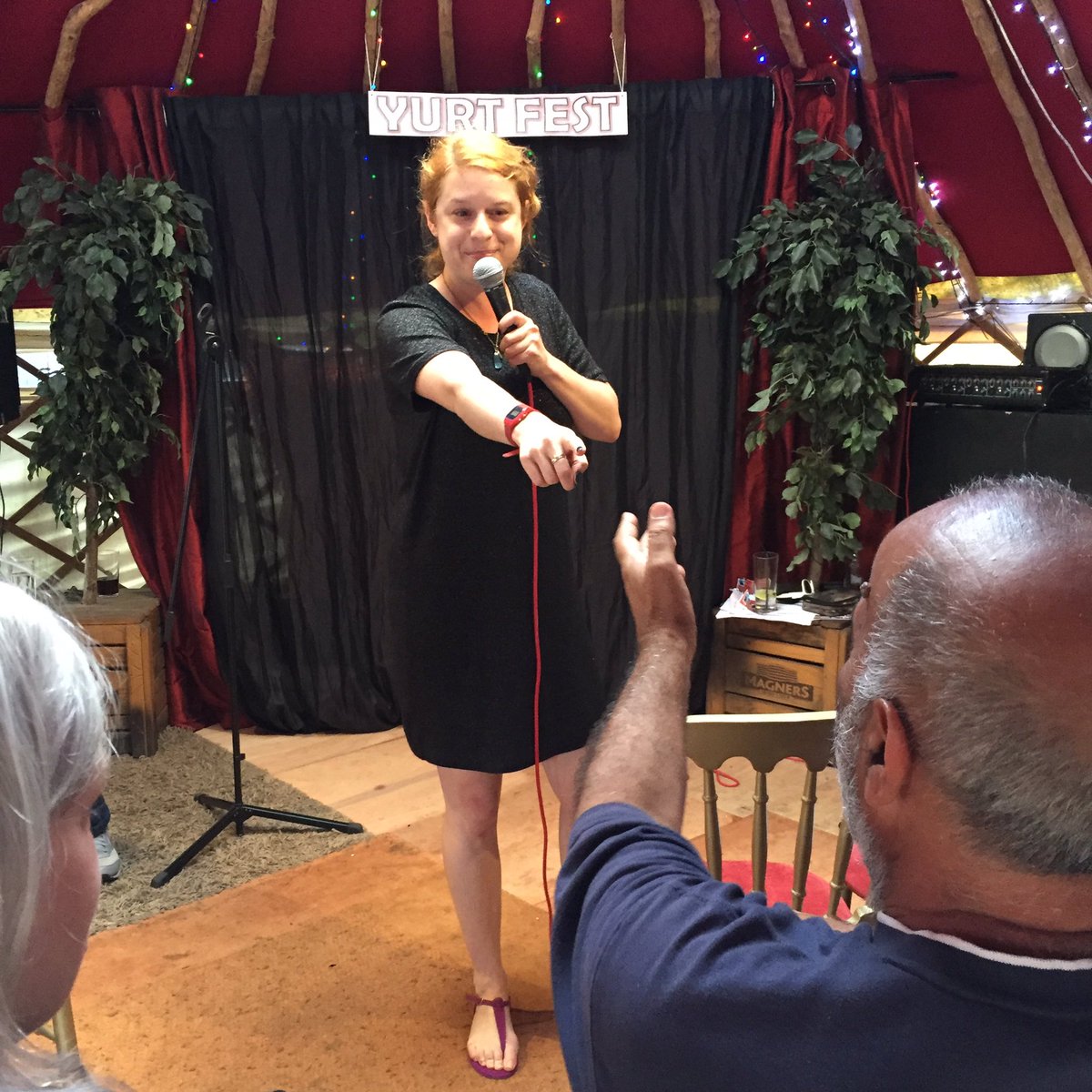 Smashcat <a href="/Howerska/">(Amy Howerska)</a> now on the Yurt Fest stage