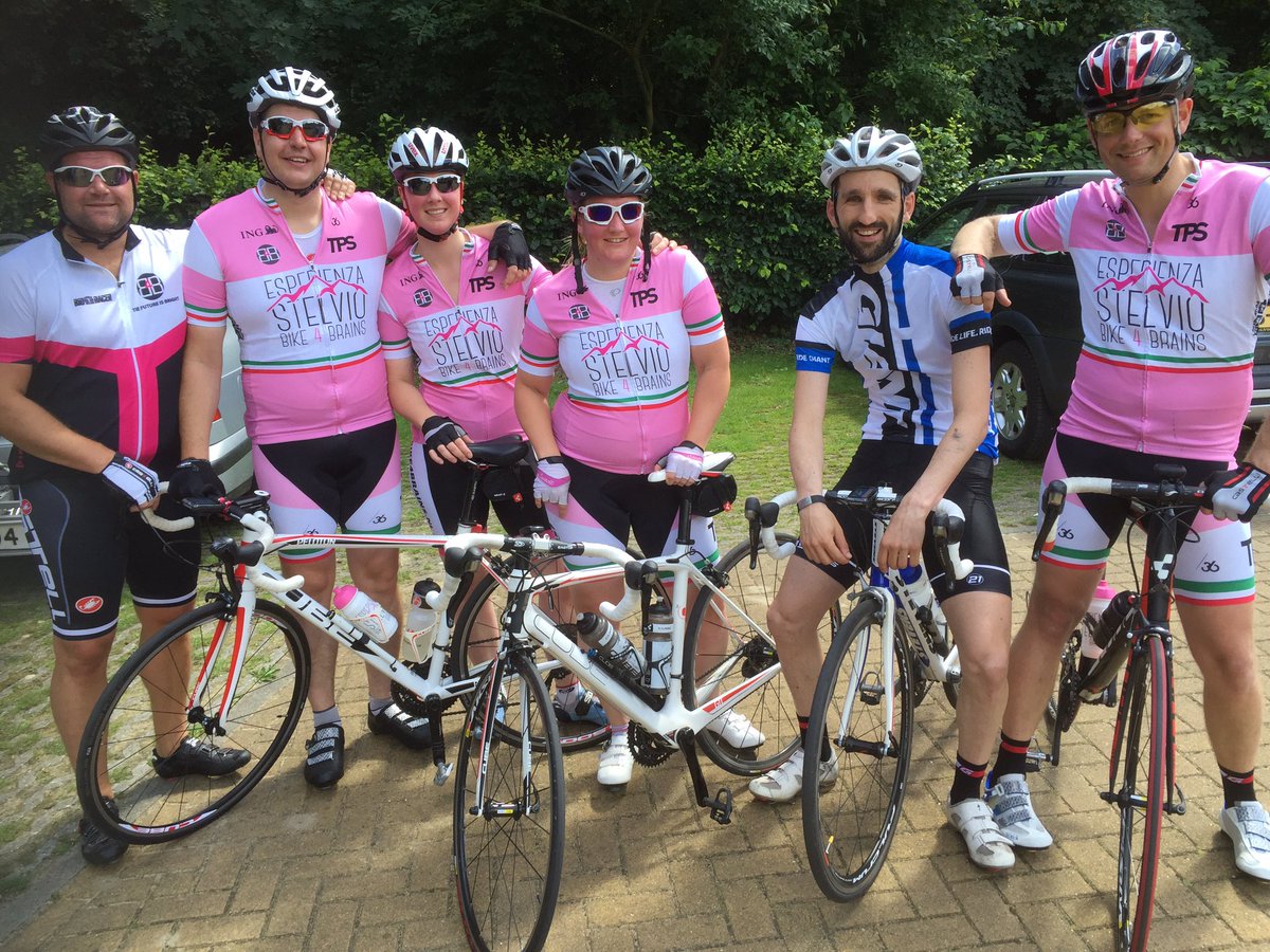 Vandaag was de Posbank het decor van een heuse hoogtestage met Bike4Brains. #bike4brains #cva