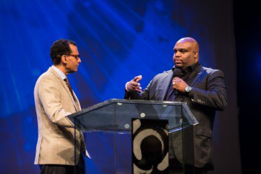 Pastor @RealJohnGray visits @ARBernard & @CCCinfoorg today to discuss #ThePreachers. #CCCBrooklyn #CCC #CCCInfo