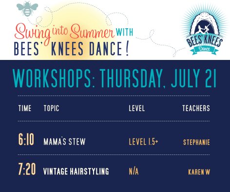 BeesKneesDance's tweet photo. Come do 'The Stew' this Thursday evening with #ThatSwing's Stephanie Taylor! https://t.co/O3AIcgK7Y2 https://t.co/9oyXMbuIGF