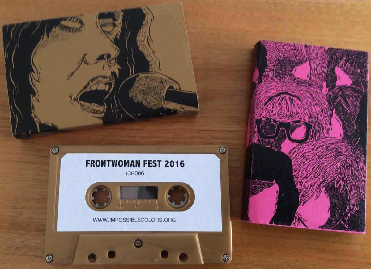 c60c90go's tweet photo. Loading up the #FrontWomanFest limited gold #cassette! https://t.co/LRbWjN4aTl