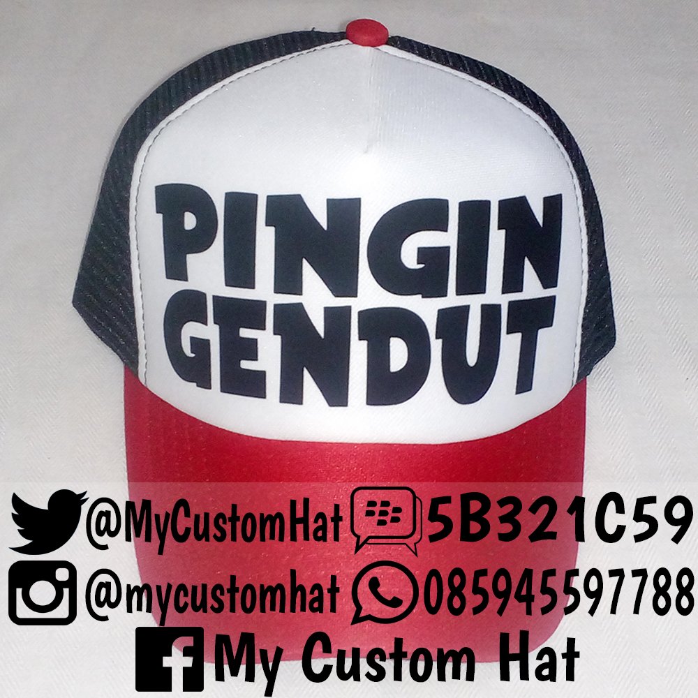 MyCustomHat's tweet image. mau punya topi seperti ini? order sekarang, kata-kata sesukamu! bisa pakai design sendiri.

PIN: 5B321C59