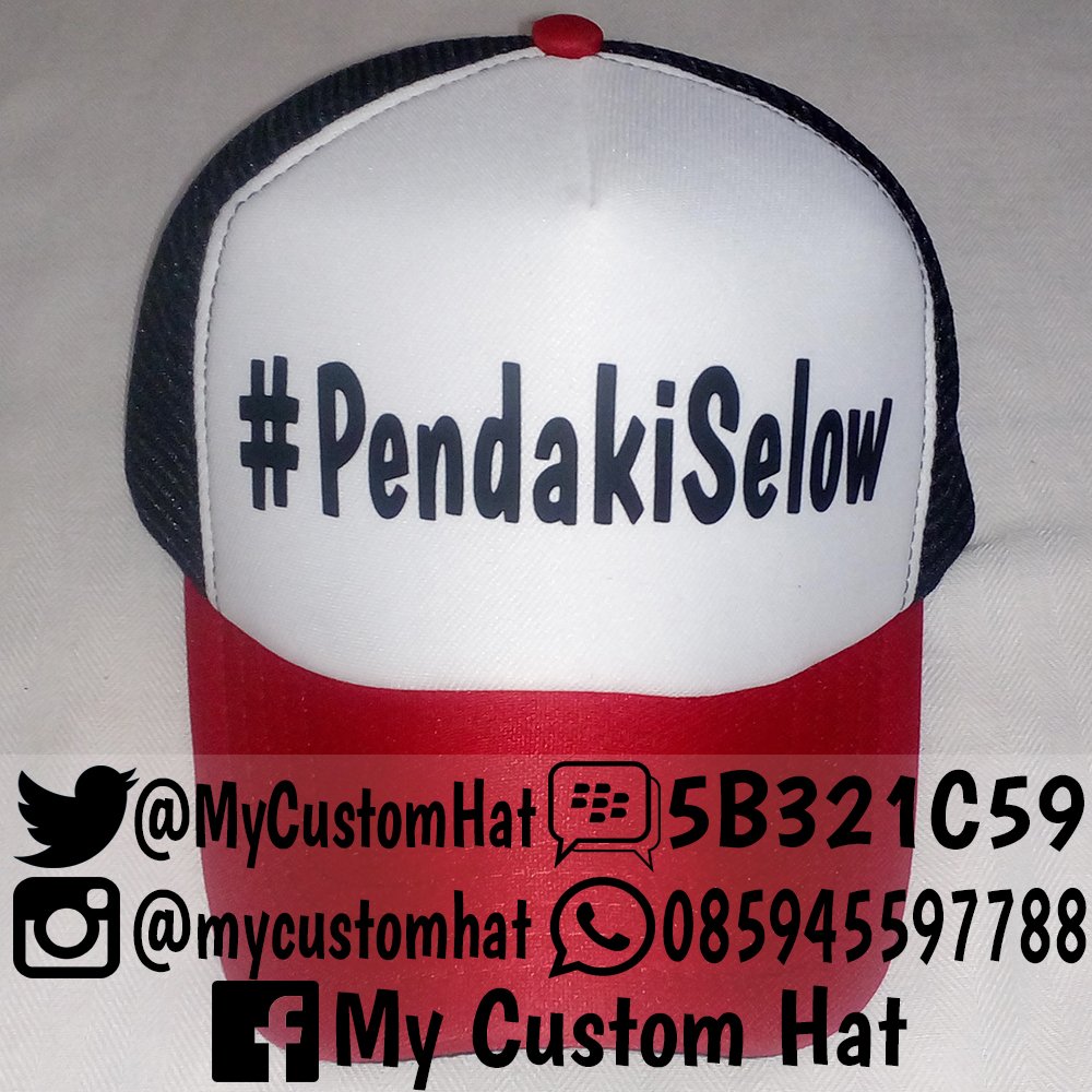 MyCustomHat's tweet image. mau punya topi seperti ini? order sekarang, kata-kata sesukamu! bisa pakai design sendiri.

PIN: 5B321C59