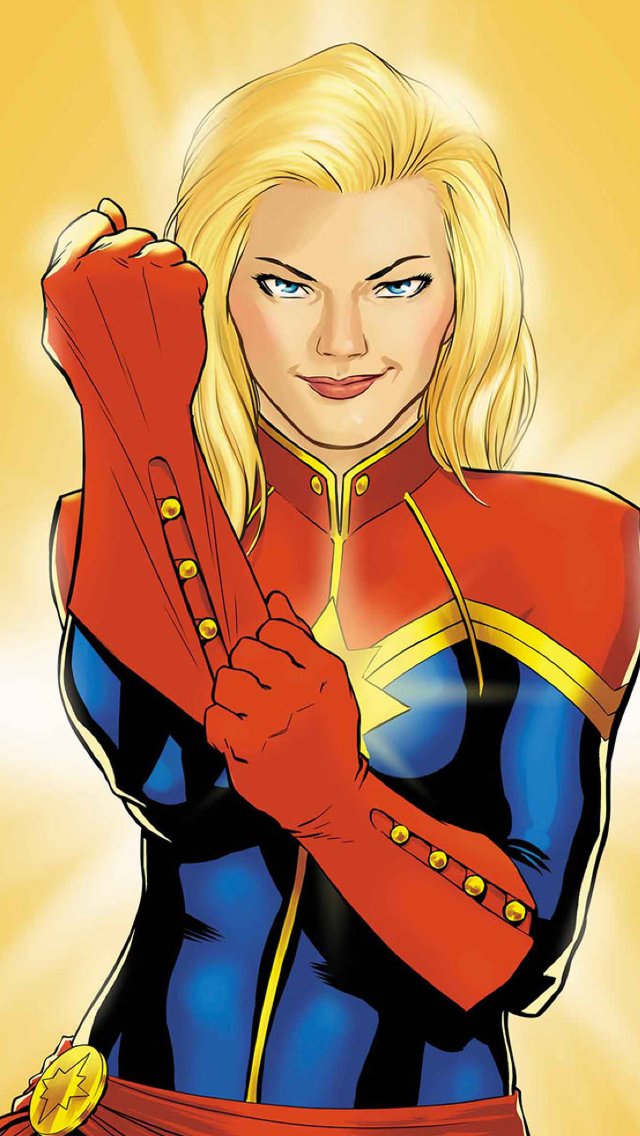 Comics Lockscreens Hiatus On Twitter Carol Danvers As Captain