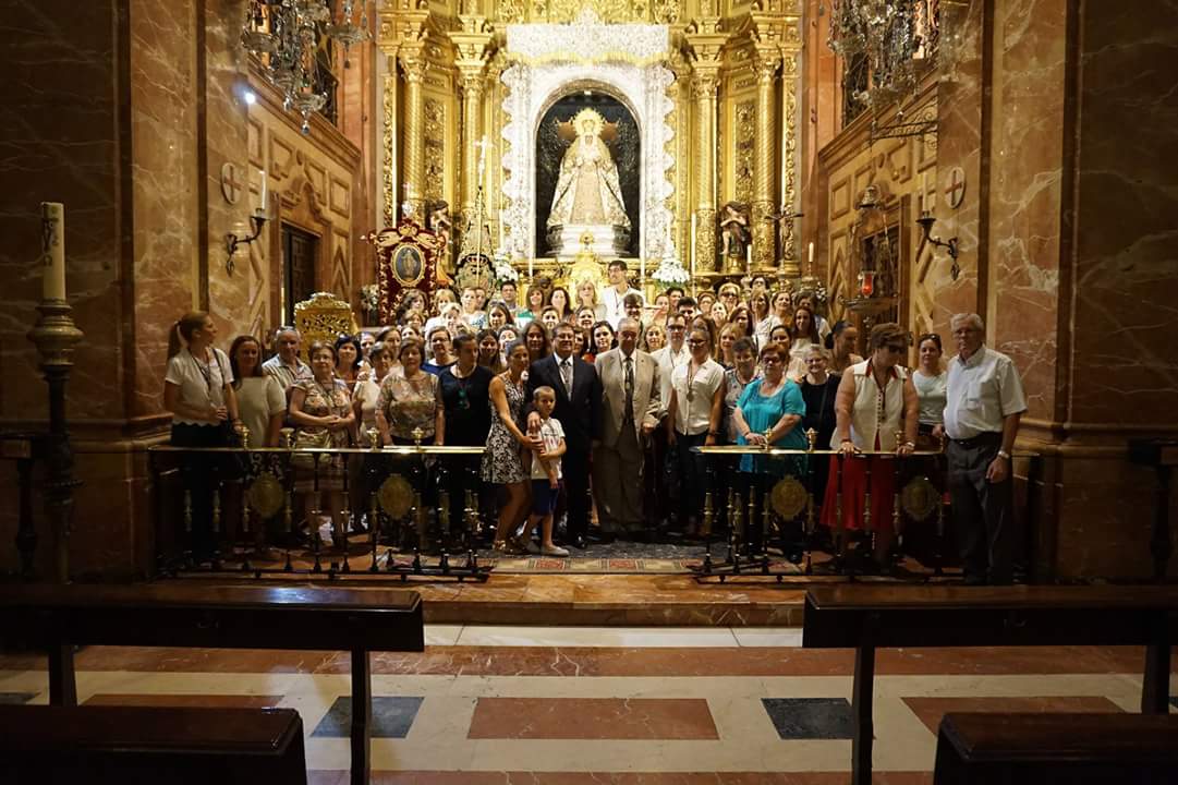 HdadSSantaMarta's tweet photo. Algunos momentos de la Peregrinación a la Basílica de @Hdad_Macarena. Gracias a la Hermandad por la acogida https://t.co/oSo3Xdypcb