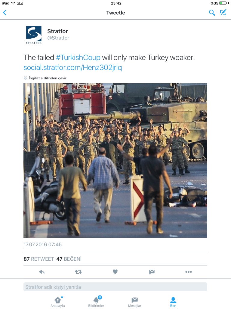<a href="/Stratfor/">RANE</a> If a coup makes a country strong why don't you try one in #US ?
<a href="/POTUS/">President Donald J. Trump</a> 
📸