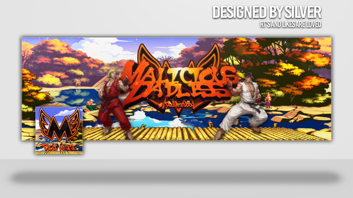 BigMcGoo68's tweet image. Streetfighter Rebrand for @dadlessboy . Yes ryu and ken are pixelated for a reason lol. @ShoutGamers @GFX_Rtweeter