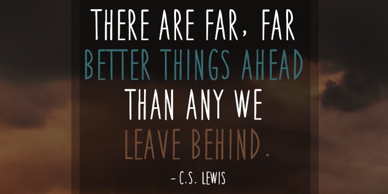 WritersEdit's tweet photo. A Lovely Reminder From C.S. Lewis: Always Keep Looking Ahead! #Writerslife #Writetip https://t.co/hTPc8R8YLZ