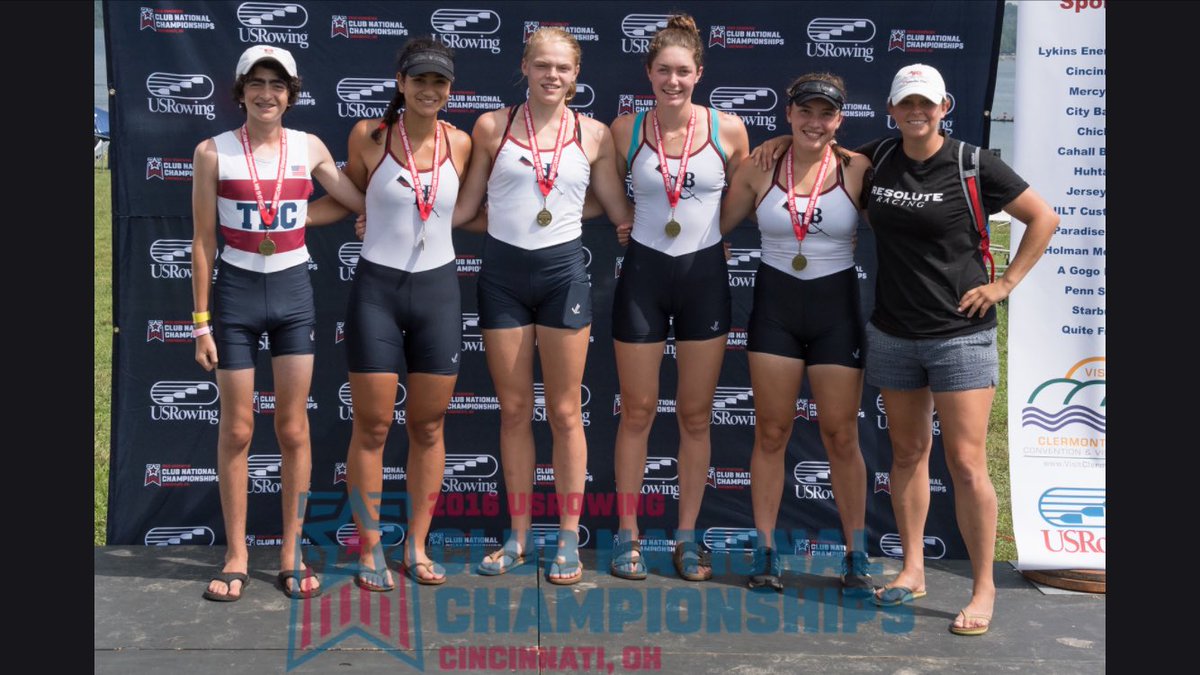 Junior men and junior/open women finished with 3 gold, 5 silver, and 4 bronze medals in sweep events #clubnats16