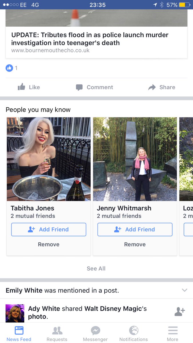 CharlotteFisher's tweet photo. How does Facebook know I'm @tabitha1494's stalker? https://t.co/8s31y3M5kC