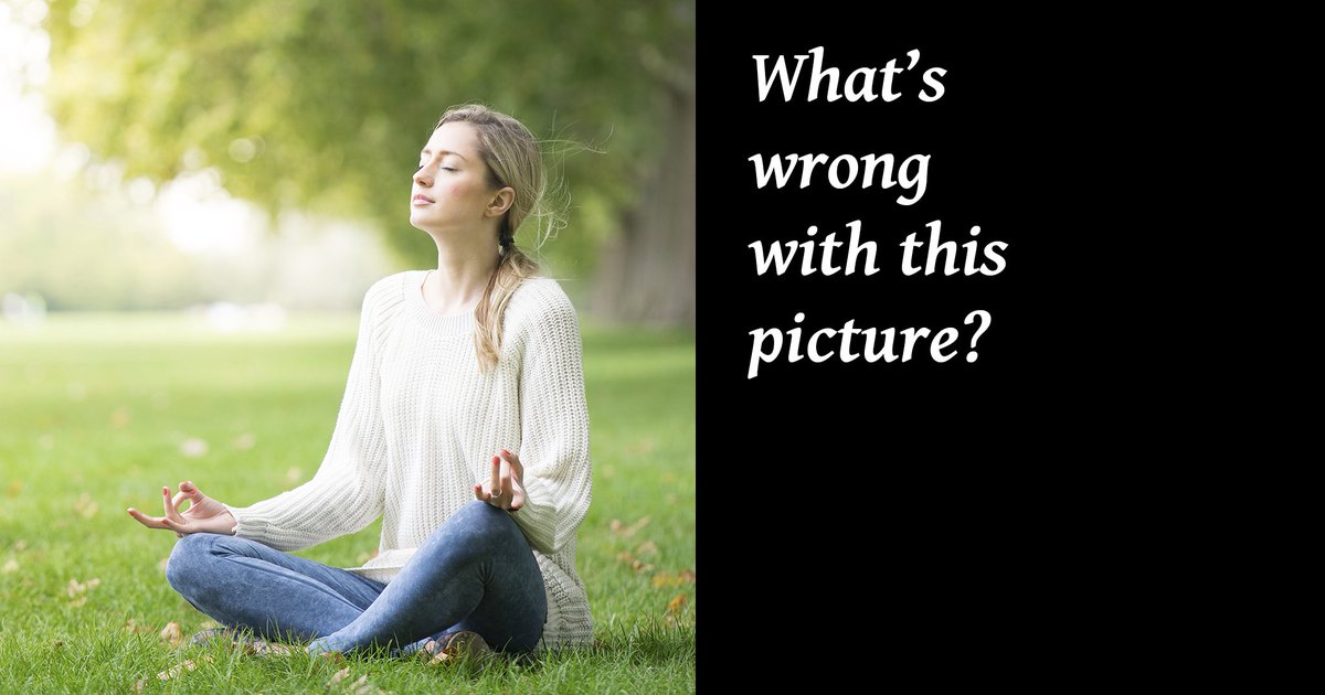 PoisedM's tweet image. What's wrong with this photo?! (Also, a solution...) poisedmeditation.com/whats-wrong-im… #meditation #mindfulness #feldenkrais