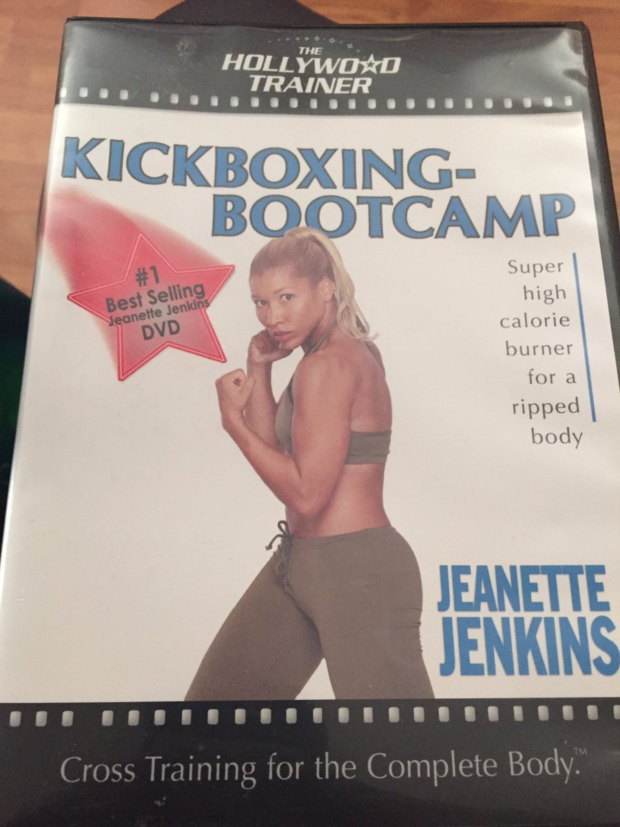JerzeeFresh924's tweet photo. 35th day working out. Today I did @JeanetteJenkins #KickboxingBootcamp and damn near died! I hung in there though! https://t.co/dpBwCyvdMC