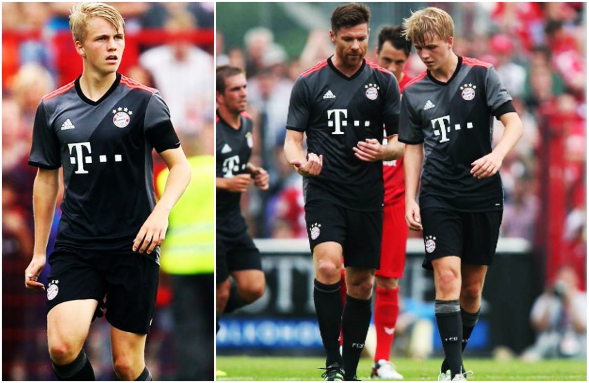 InvictosSomos's tweet photo. Con 17 añitos de edad y jugando como central, Felix Götze, hermano de Mario, debutó en el primer equipo del Bayern. https://t.co/mSbKbwI0Mj