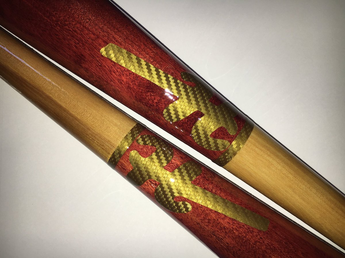 HamiltonBatCo's tweet photo. 2 33" cherry x natural maples going out to @mrscaryy https://t.co/1dcRkZbz1b