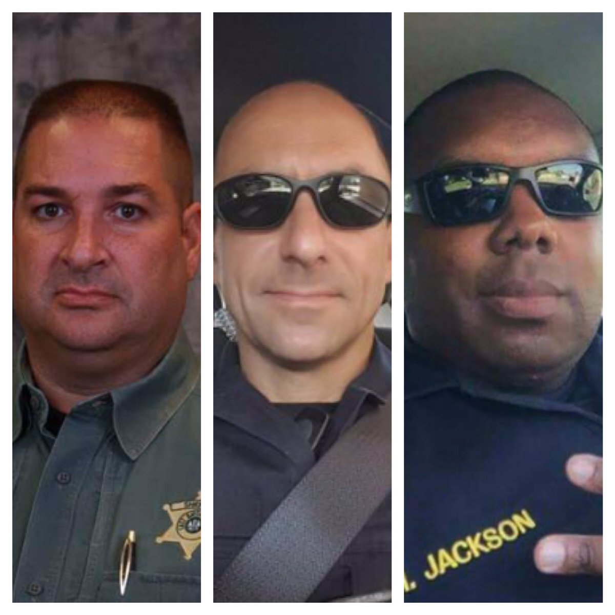 #RIP #BatonRouge Sheriff's Deputy Brad Garafola &amp; Officers Matthew Gerald and Montrell Jackson.