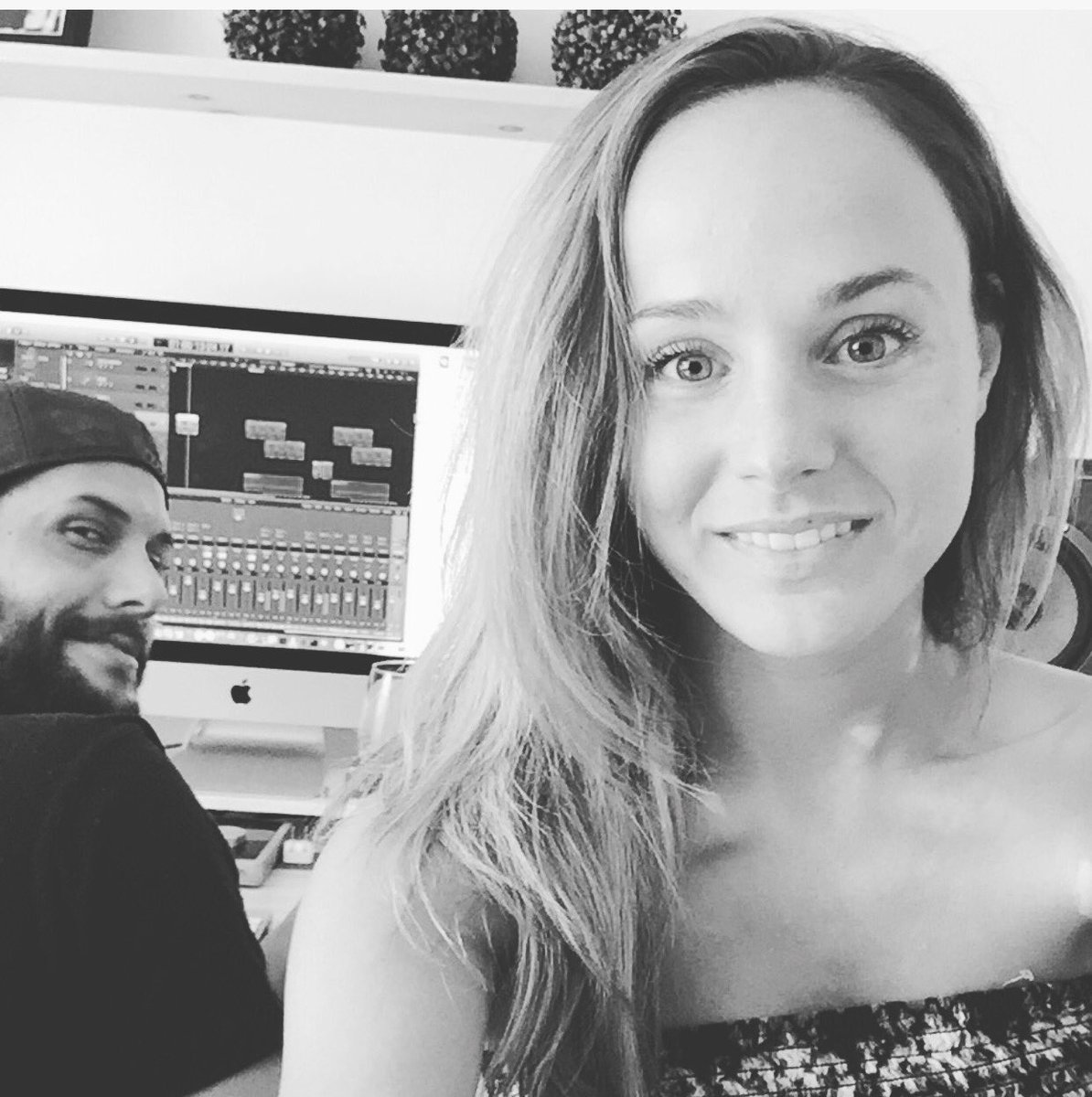 Working hard on our songs!!