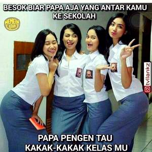 OrenBarat's tweet photo. hmm.. pantes ada yg semangat nganter anak ke sekolah tadi pagi... https://t.co/3Afqr2lwez