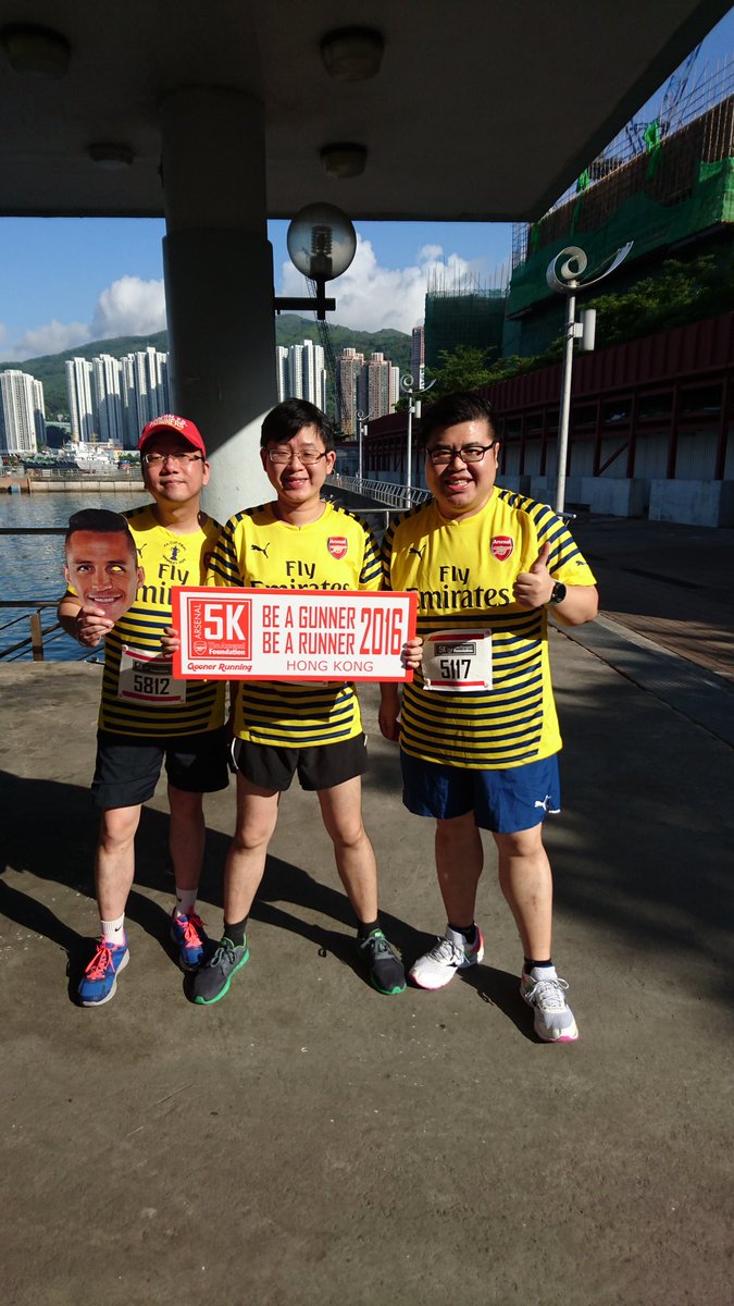 alfredafc1886's tweet photo. Arsenal 5K 2016 #BAGBAR2016 #arsenal #arsenal5k #goonerrunning #HongKong @chiwaijack https://t.co/SFX0QTfkUd